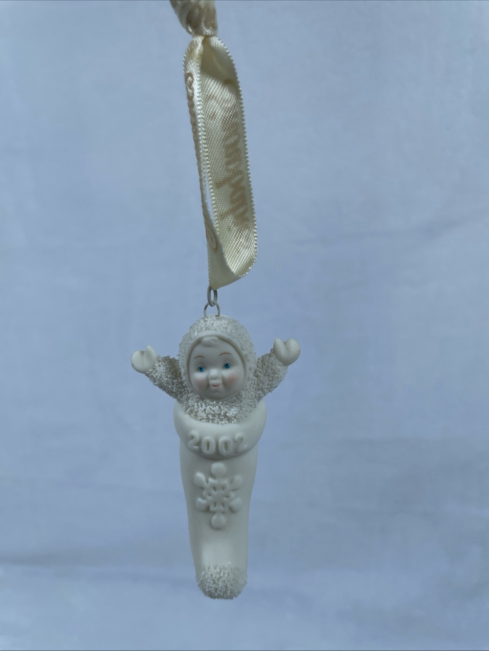 2002 Snowbabies BABY IN MY STOCKING Ornament Dept 56 Christmas Holiday